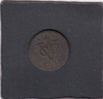 Beschrijving: Duit V.O.C. West Friesland S228